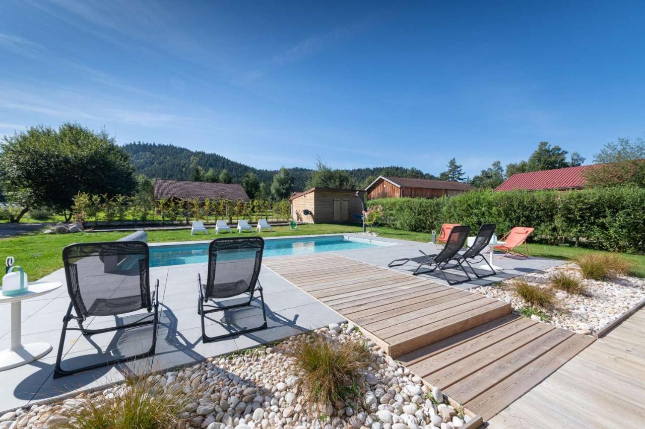 Chalet Du Bien-Etre 15P. Piscine,Spa, Hammam,Petanque,Basket Gérardmer Eksteriør bilde